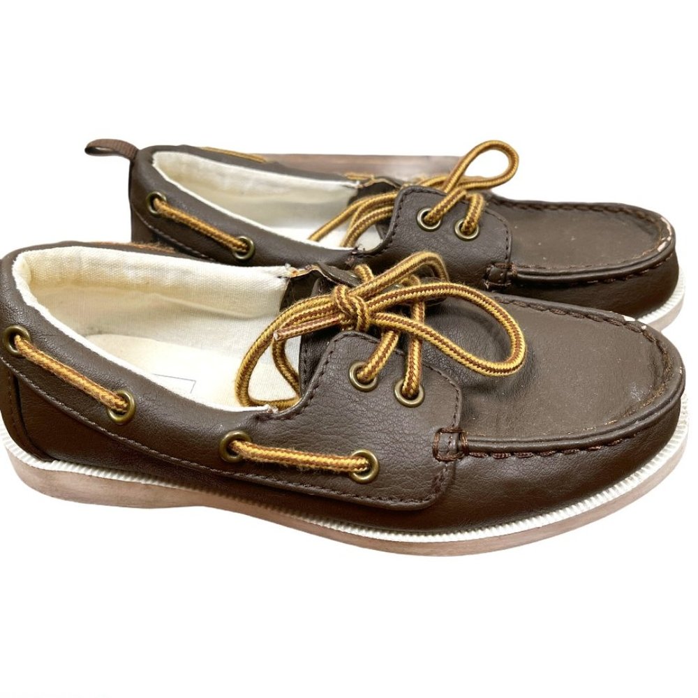 Gap Faux Leather Boat Shoes